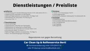 Car Clean Up & Reifenservice Berti