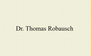 Dr. med. Thomas Robausch