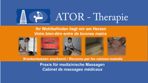 Ator – Therapy, Med. Massage